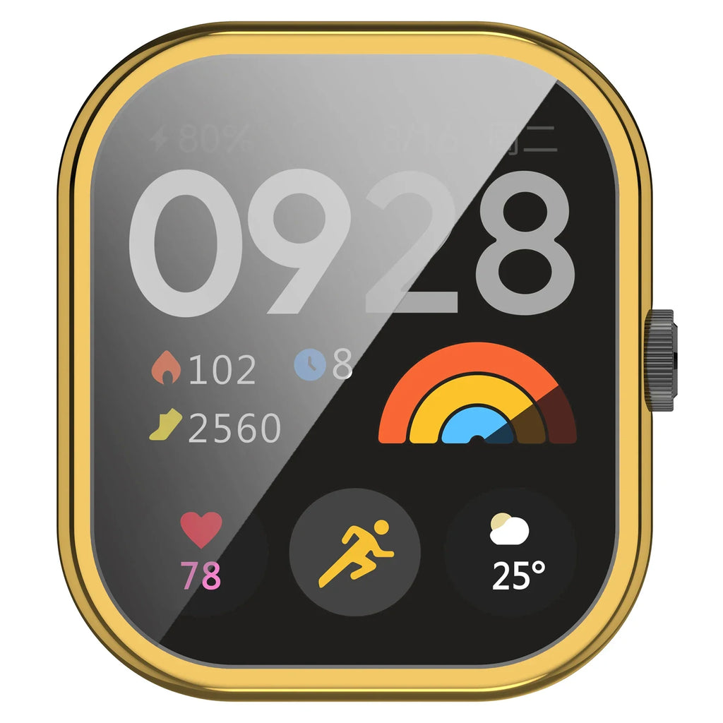 TPU Screen Protector case For Redmi Watch 4 Smart Watch Silicone Bumper Accessories For Redmi watch 3 active Protector Frame