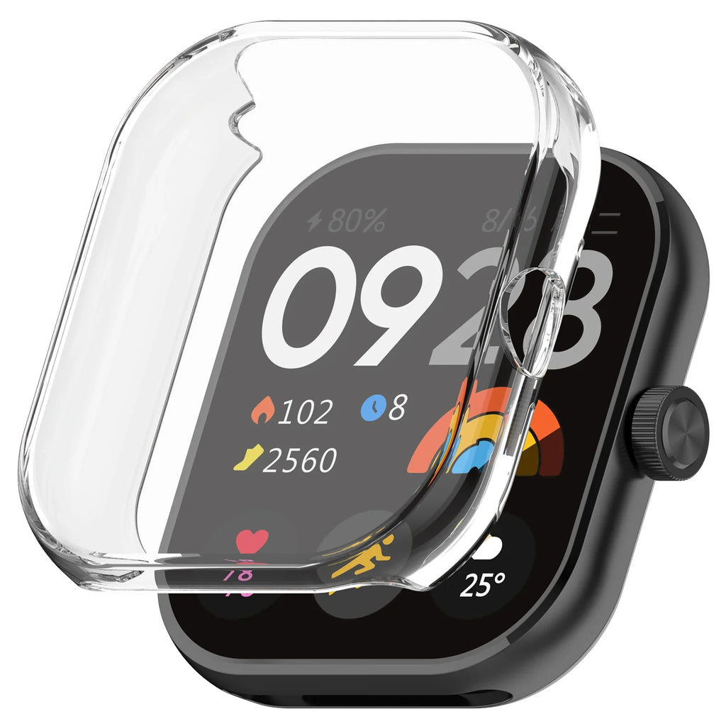 TPU Screen Protector case For Redmi Watch 4 Smart Watch Silicone Bumper Accessories For Redmi watch 3 active Protector Frame