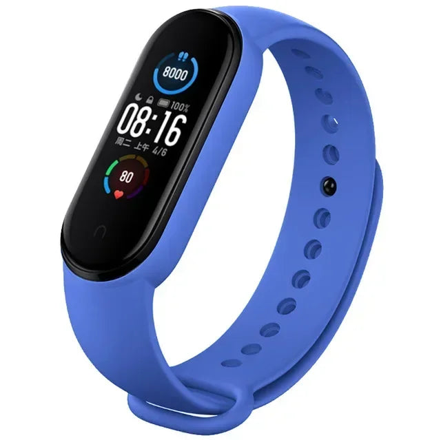 Watch Strap For Xiaomi Mi Band 7 6 5 4 3 Wristband Silicone Bracelet Wrist Straps MiBand 3/4 band5 band6 Smart watch Accessories