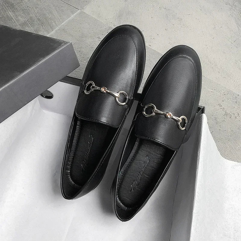Womens Shoes Flats Loafers Ladies Leather Brand Sneakers Women Designer Flat Ladies Shoes Woman Luxury Female Shoes for Women