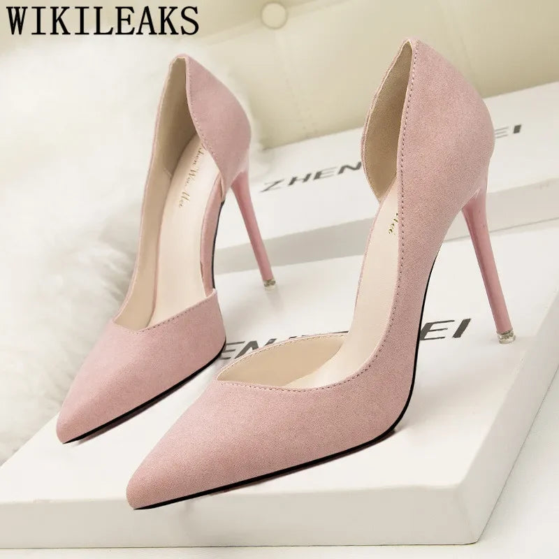Luxury Heels Elegant Shoes Woman 2026 Red Heels Wedding Shoes Bride Stiletto Black Heels Office Shoes Women Scarpe Donna Tacco