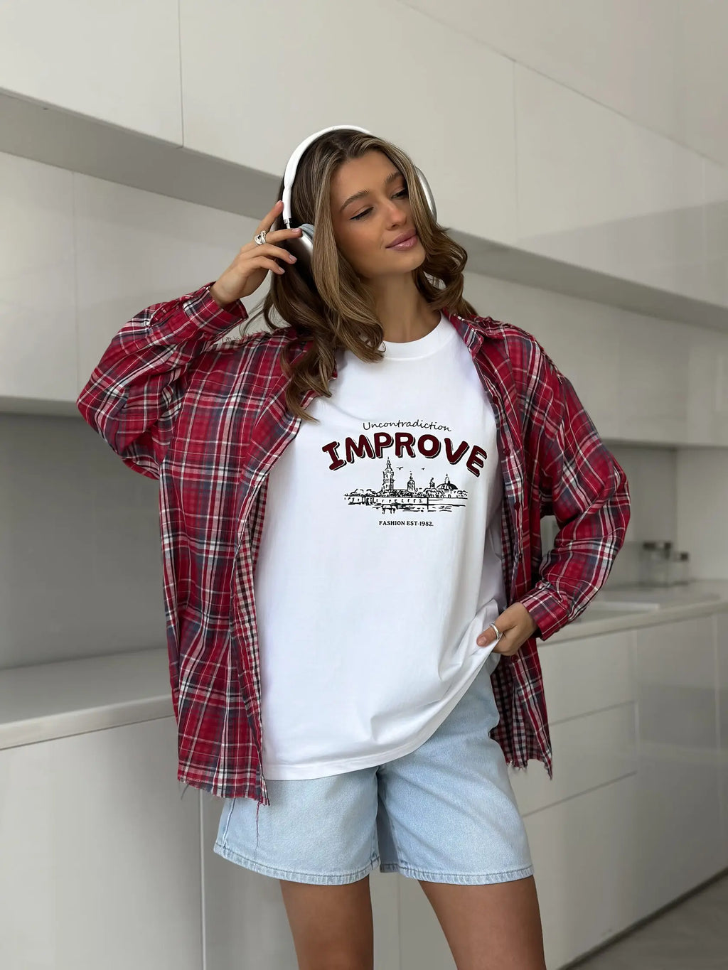 Sumuyoo 100% Cotton Women's Casual Printed T-shirt Fashionable Short-sleeve Printing T Shirts Hip Hop Loose Top