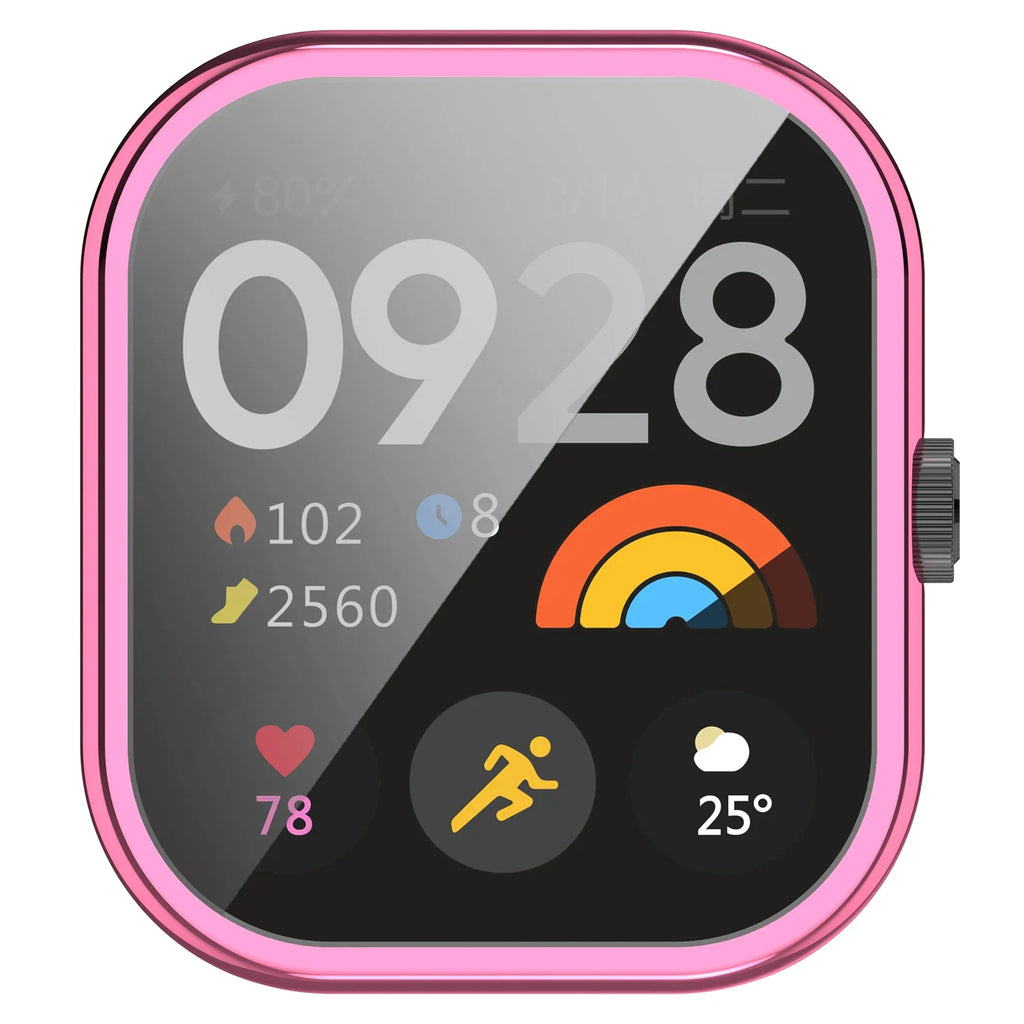 TPU Screen Protector case For Redmi Watch 4 Smart Watch Silicone Bumper Accessories For Redmi watch 3 active Protector Frame