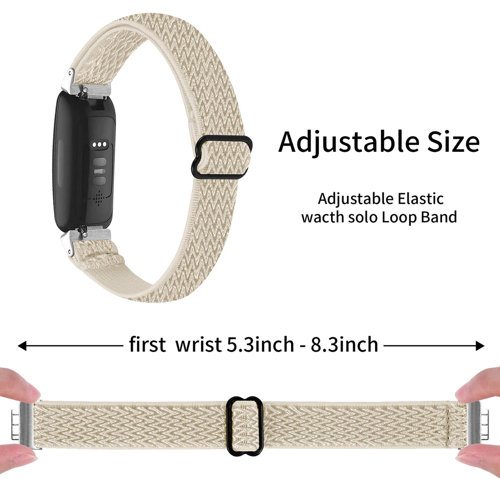 Nylon elastic band for Fitbit inspire 2 /ace 3 2 smart Watch adjustable Bracelet strap for fitbit inspire / Inspire 3 Wristband