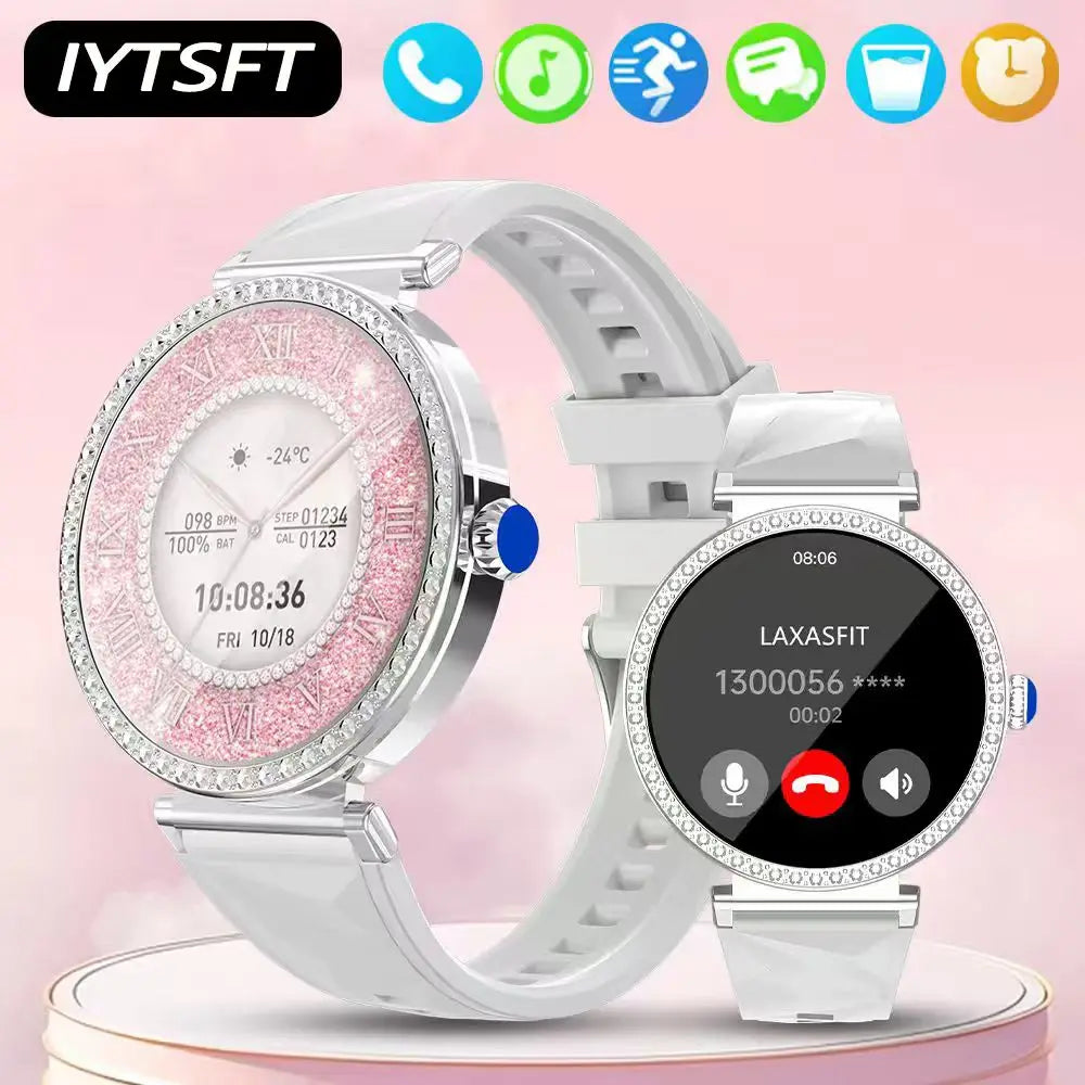 IYTSFY Smartwatch Luxury Fashion Female Physiological Reminder Bluetooth Music Women's Fashion Smart Watch Holiday Gift