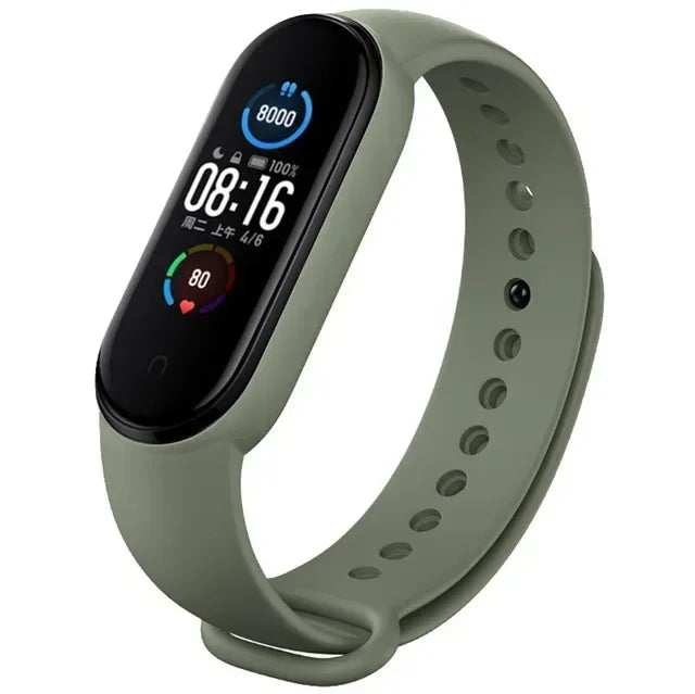 Watch Strap For Xiaomi Mi Band 7 6 5 4 3 Wristband Silicone Bracelet Wrist Straps MiBand 3/4 band5 band6 Smart watch Accessories