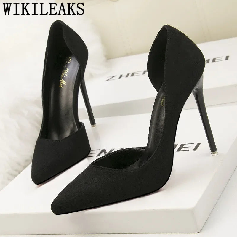 Luxury Heels Elegant Shoes Woman 2026 Red Heels Wedding Shoes Bride Stiletto Black Heels Office Shoes Women Scarpe Donna Tacco