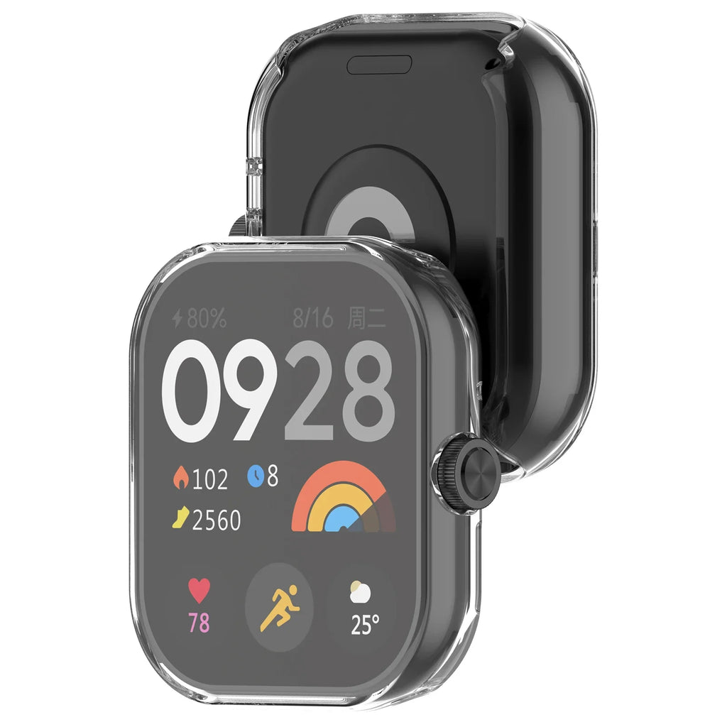 TPU Screen Protector case For Redmi Watch 4 Smart Watch Silicone Bumper Accessories For Redmi watch 3 active Protector Frame