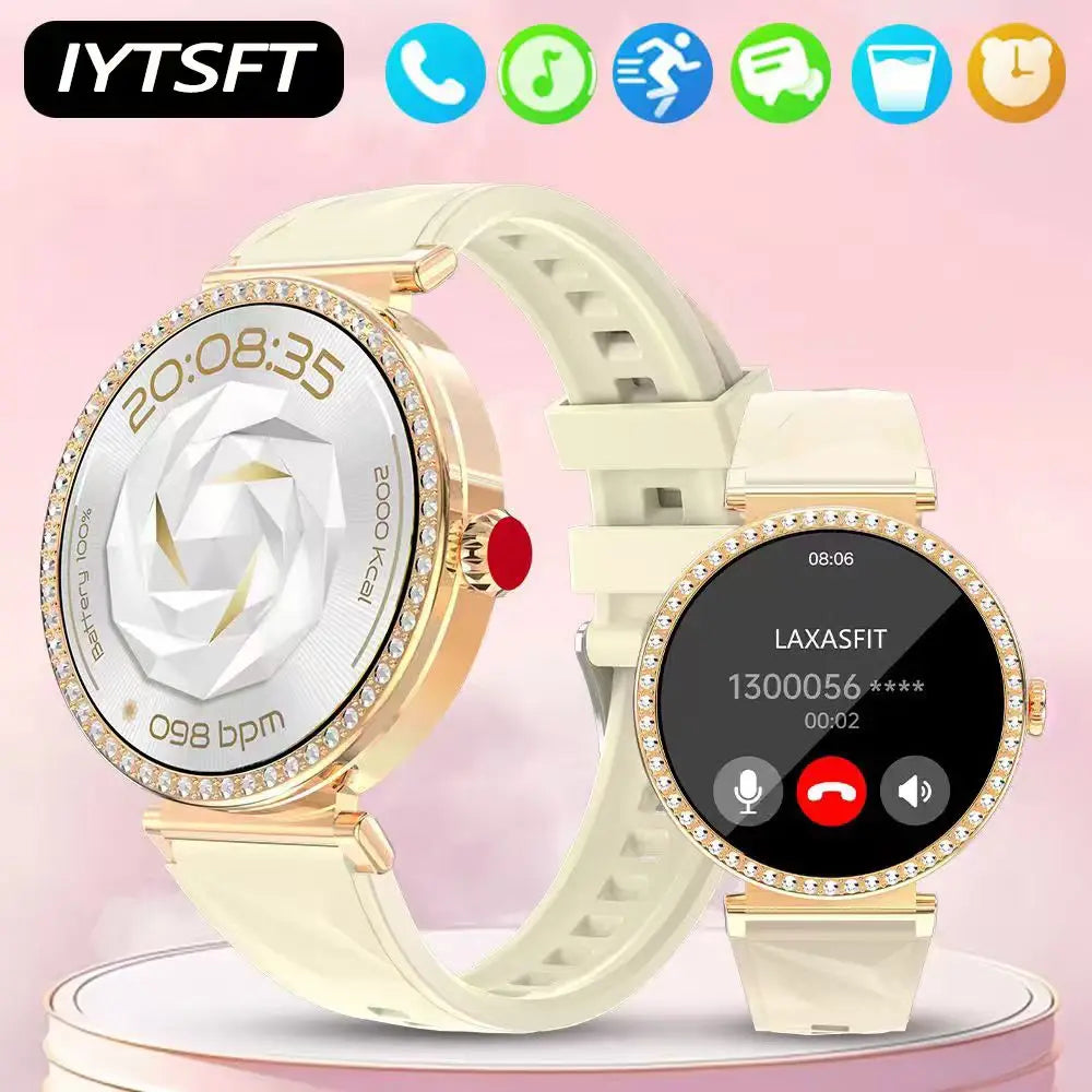 IYTSFY Smartwatch Luxury Fashion Female Physiological Reminder Bluetooth Music Women's Fashion Smart Watch Holiday Gift