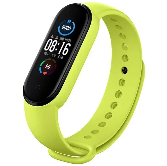 Watch Strap For Xiaomi Mi Band 7 6 5 4 3 Wristband Silicone Bracelet Wrist Straps MiBand 3/4 band5 band6 Smart watch Accessories