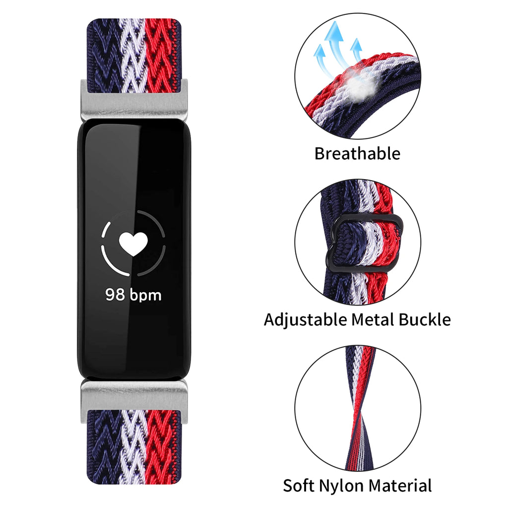 Nylon elastic band for Fitbit inspire 2 /ace 3 2 smart Watch adjustable Bracelet strap for fitbit inspire / Inspire 3 Wristband