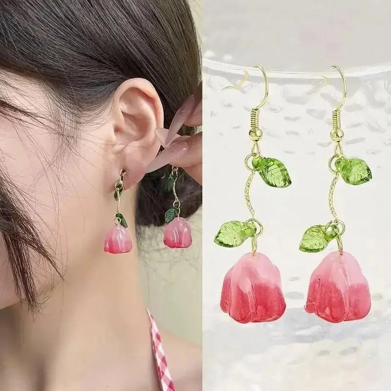 925 Silver Needle Korean Fashion Crystal Pearl Drop Earrings For Women Jewelry 2026 Trending New Luxury Zircon Women's Earrings