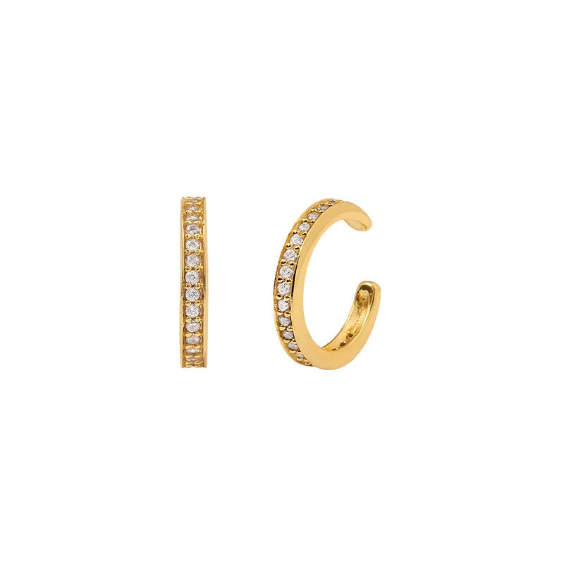 New Fashion Stainless Steel Flower Small Hoop Earrings Women Korean Crystal Zirconia Cartilage Earrings Piercing Jewelry