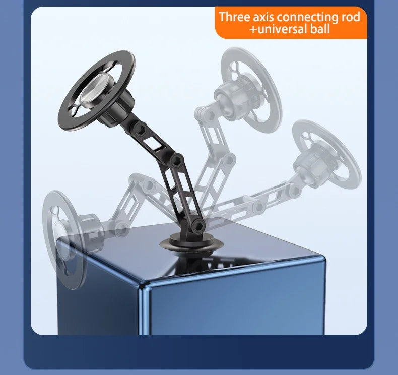 Universal 360° Rotation Magnetic Car Phone Holder Instrument desk support in Car For iPhone 17 16 15 14 13 12 Pro Max Samsung