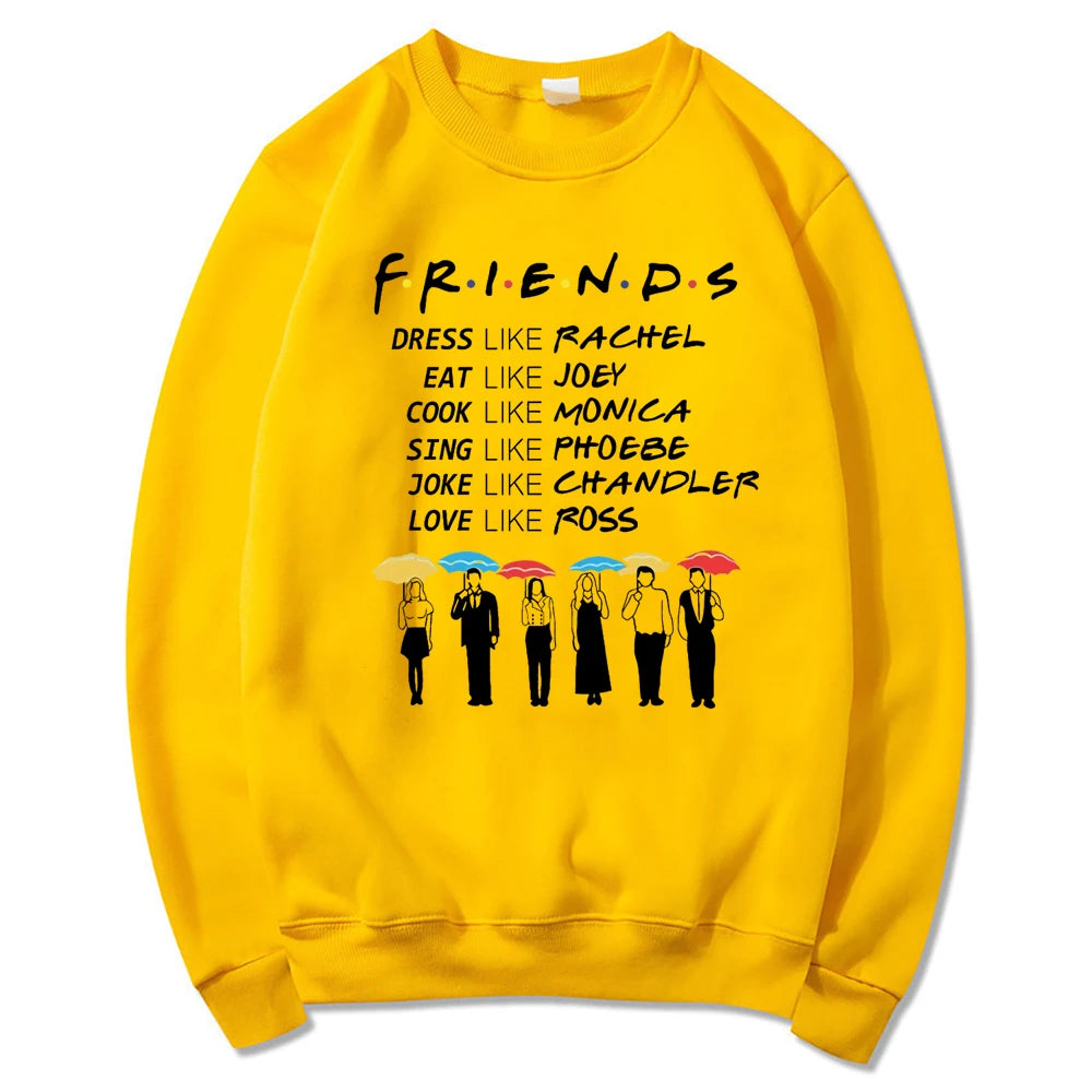 Friends Be Like Sweatshirt Friends Tv Show Hoodie Best Friends Pivot Sweater Chandler Bing Joey Friends Crewneck Sweatshirts