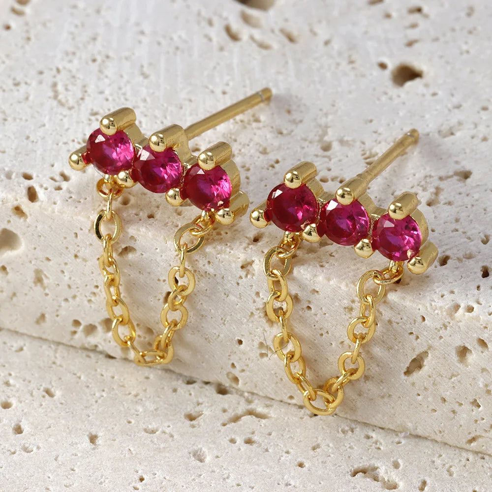 New Fashion Stainless Steel Flower Small Hoop Earrings Women Korean Crystal Zirconia Cartilage Earrings Piercing Jewelry